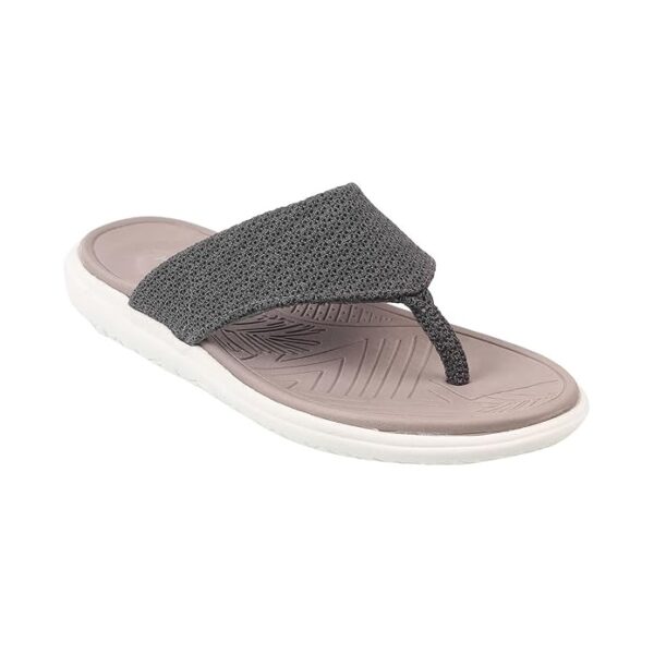 Women's Comfy Fashion Flyknit Fabric Flat Casual Slipper Slip-on Sandals - Image 4