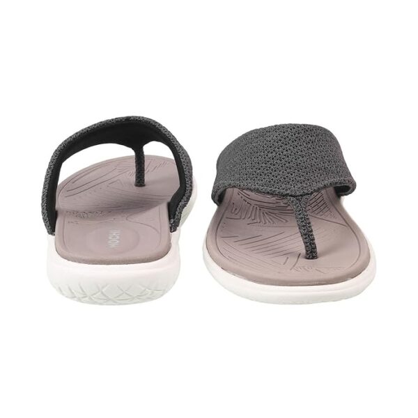 Women's Comfy Fashion Flyknit Fabric Flat Casual Slipper Slip-on Sandals - Image 3